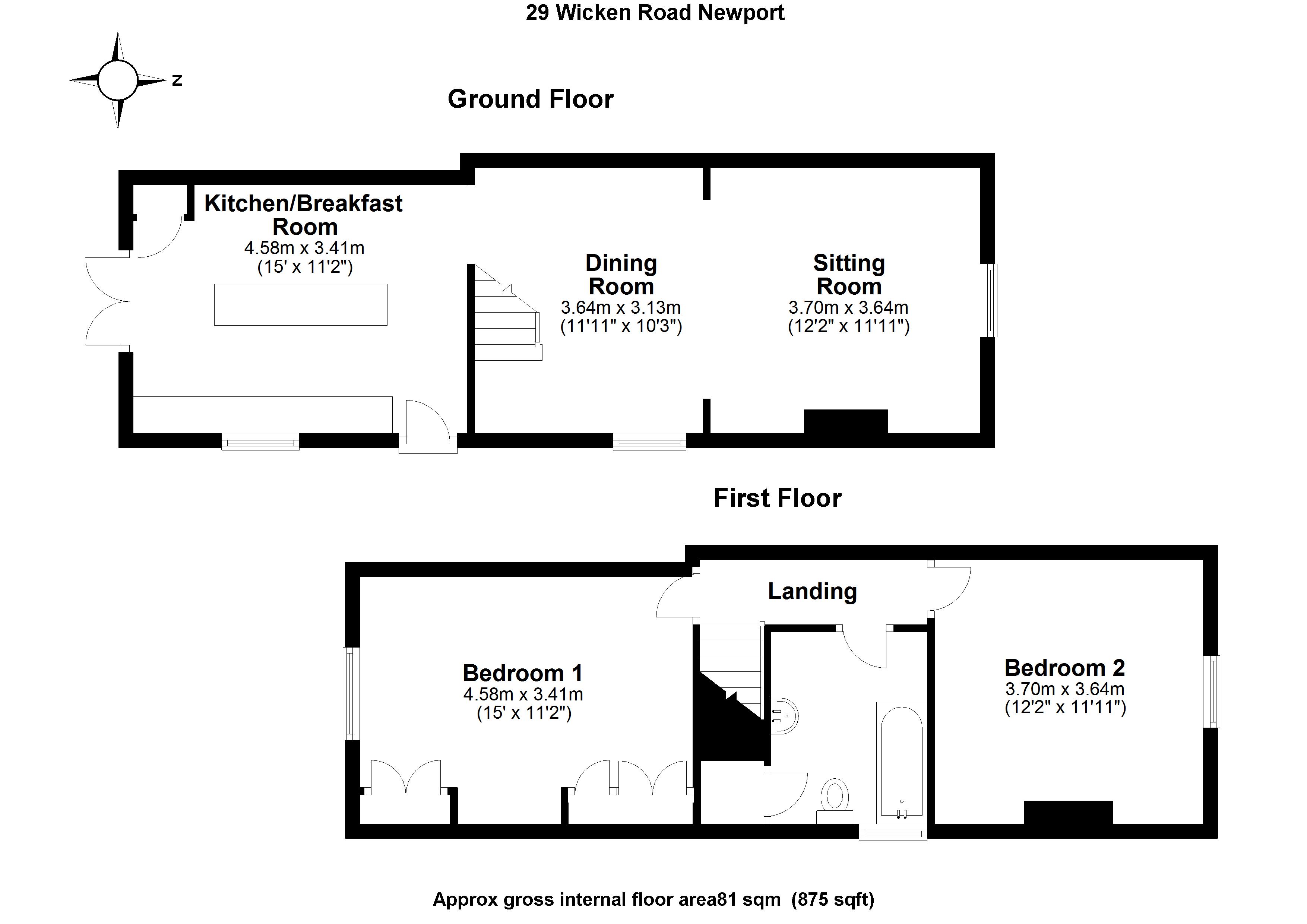 2 Bedrooms Semi-detached house for sale in Wicken Road, Newport, Saffron Walden, Essex CB11