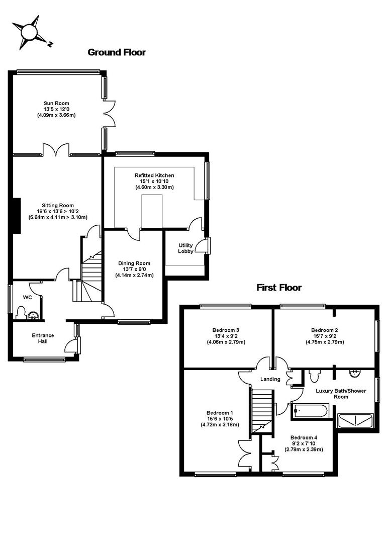 4 Bedrooms Detached house for sale in Snells Mead, Buntingford SG9