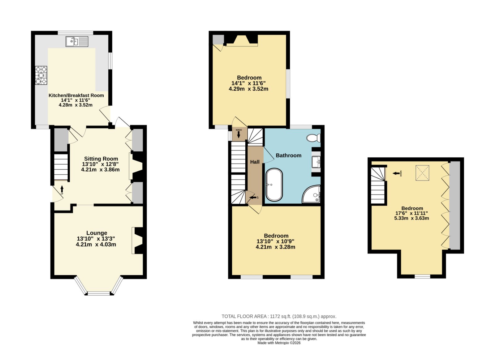17, Shakespeare Road, Dover floorplan