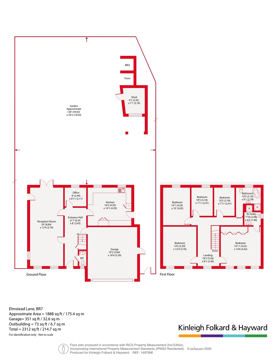26, Elmstead Lane, Kent floorplan