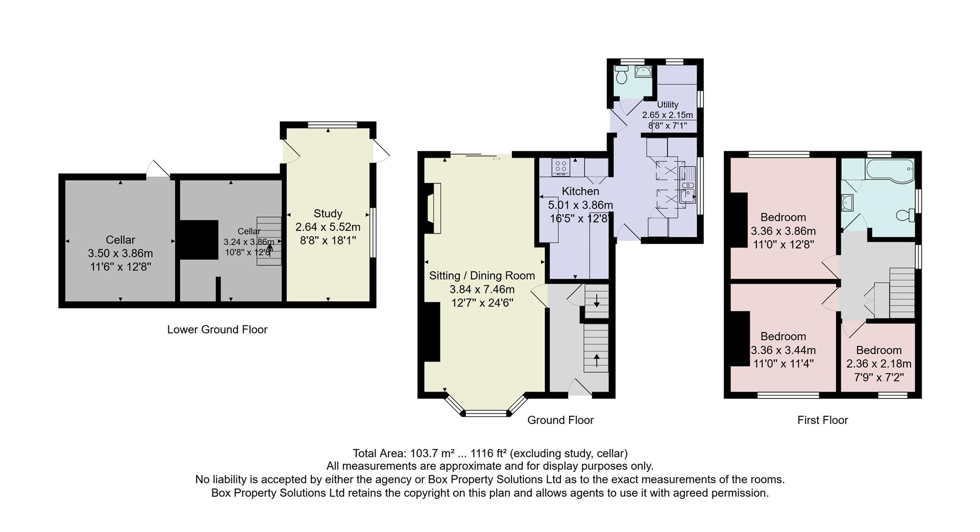 Riffa Villas, Harrogate Road, Leathley floorplan