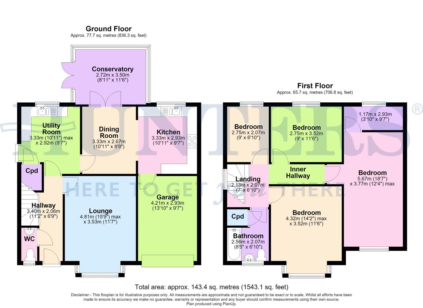 15, Tenbury Drive, Manchester floorplan