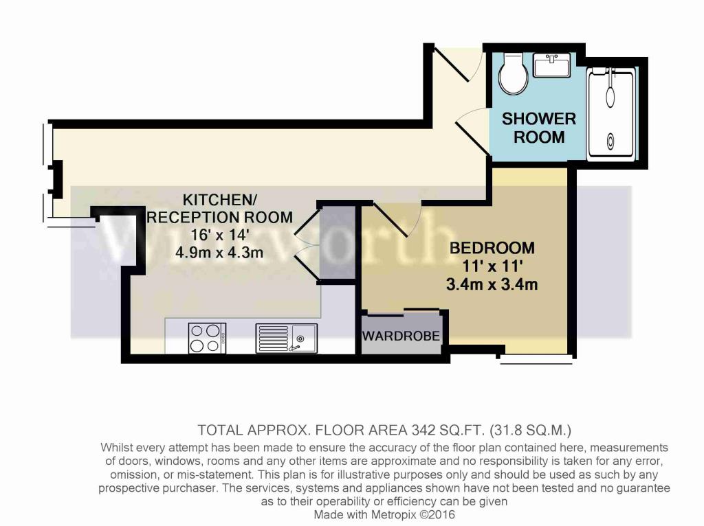 Flat 210,, Garrard House, Reading floorplan