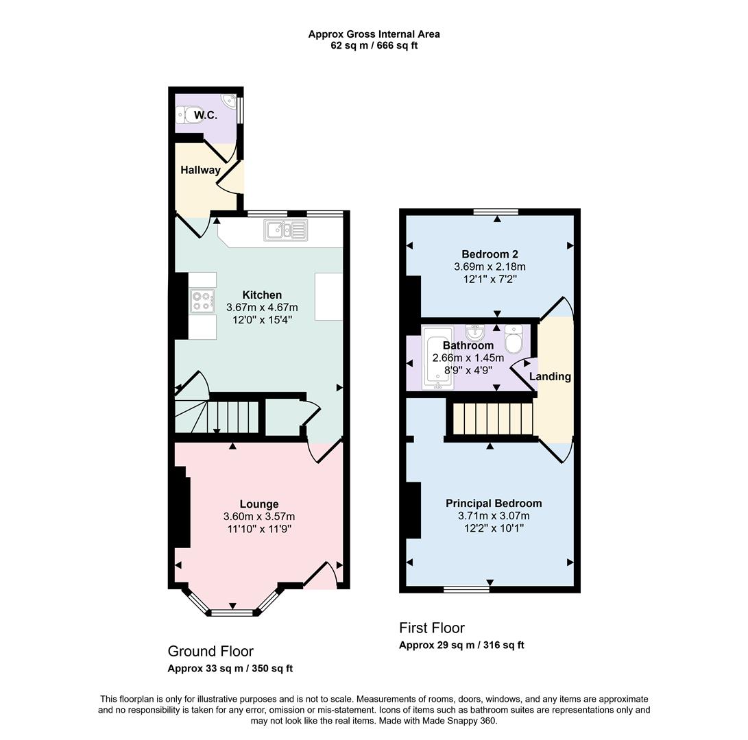15, Old Church Road, Coventry floorplan