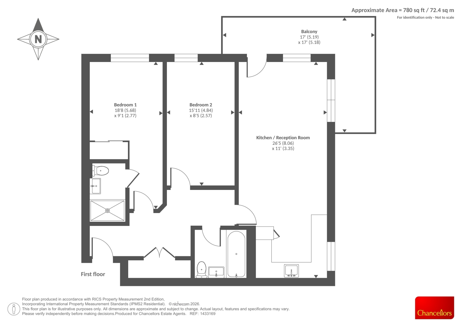 APARTMENT 17 MEADOW HOUSE, Maidenhead, Maidenhead floorplan