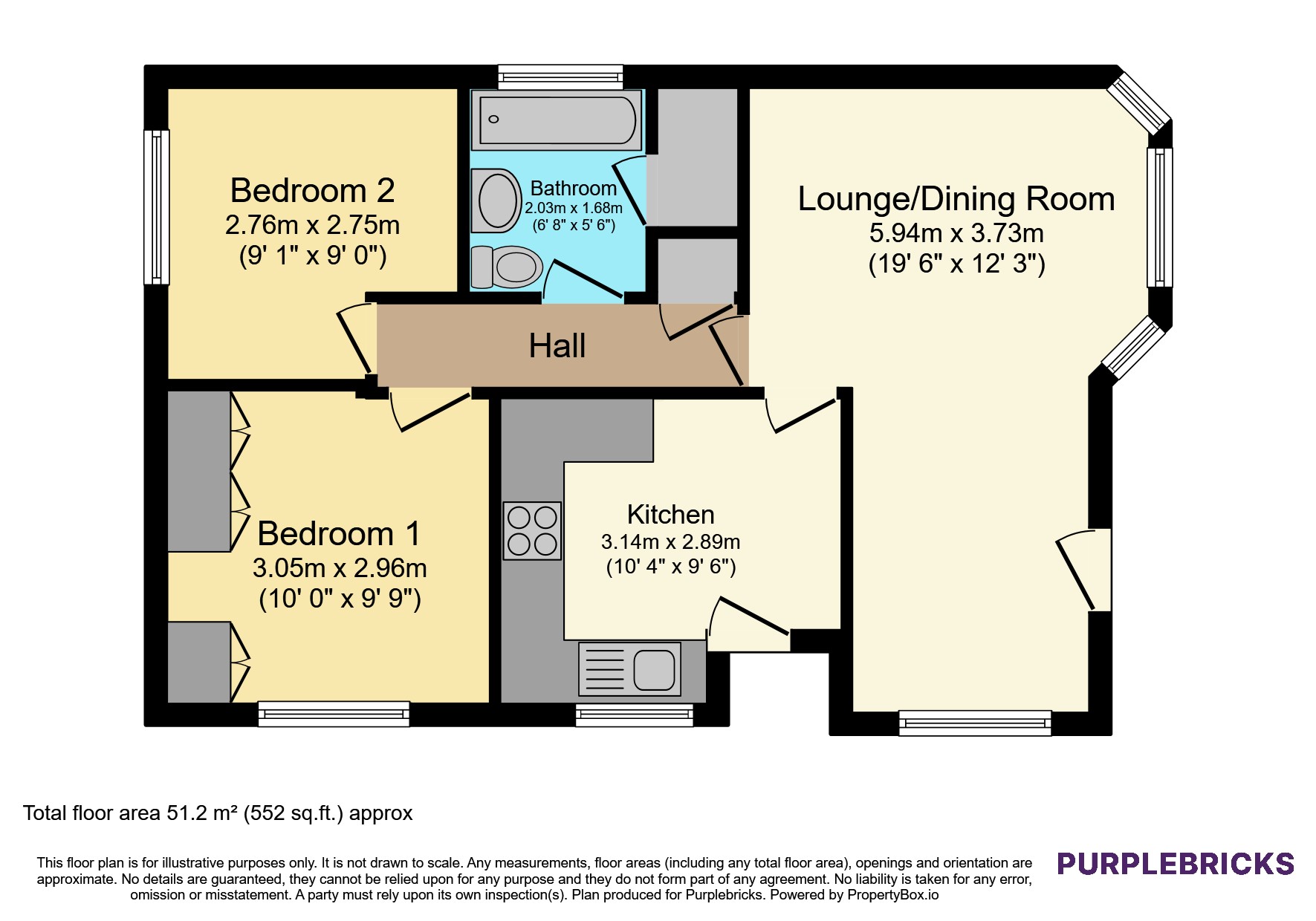A12 1 Riverside Caravan Park, Dowles Road, Bewdley floorplan