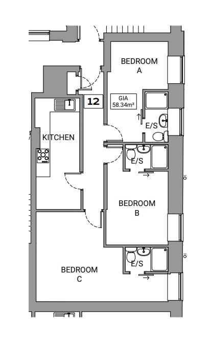 Shade Mill, Belle Vue Road, Leek floorplan