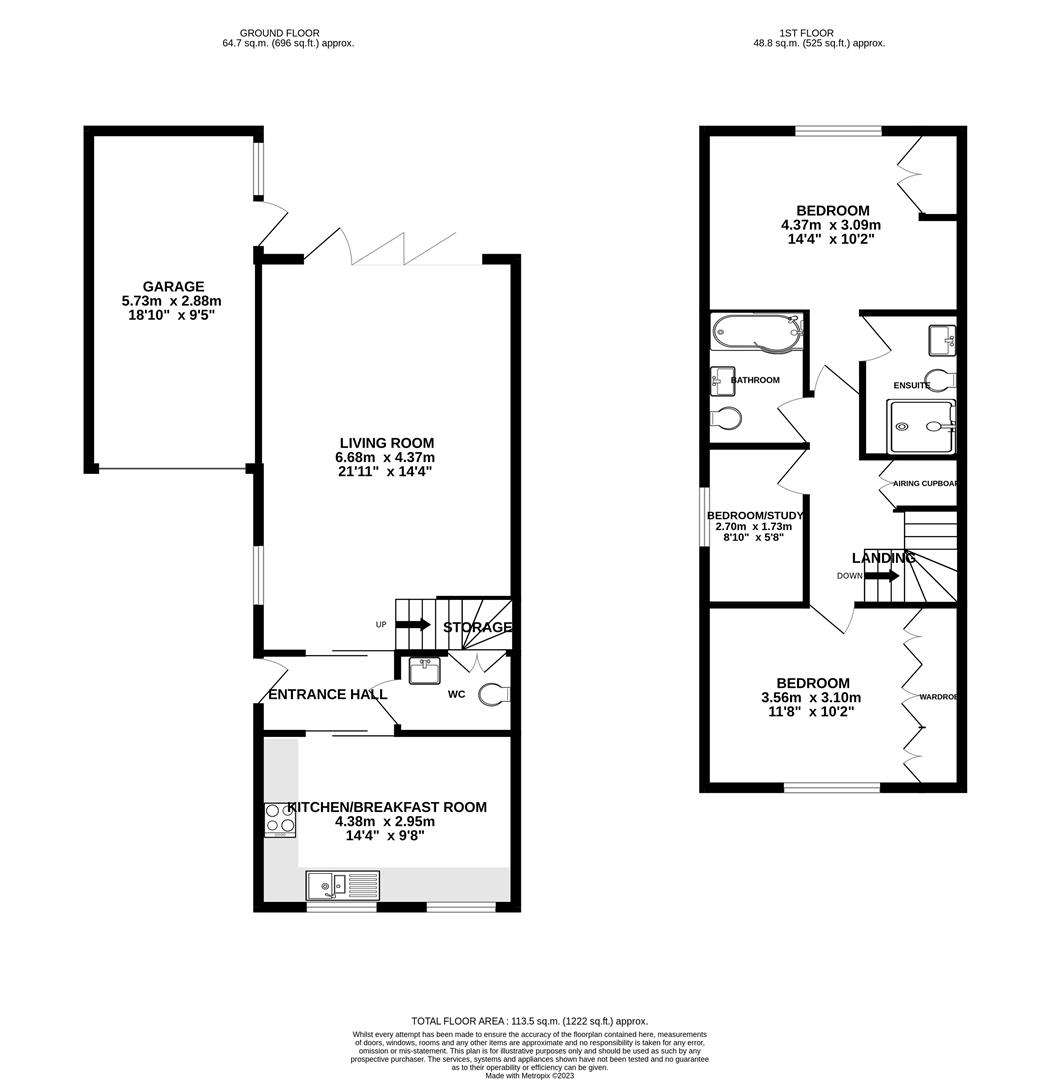 Damson Cottage, Church Street, Welwyn floorplan