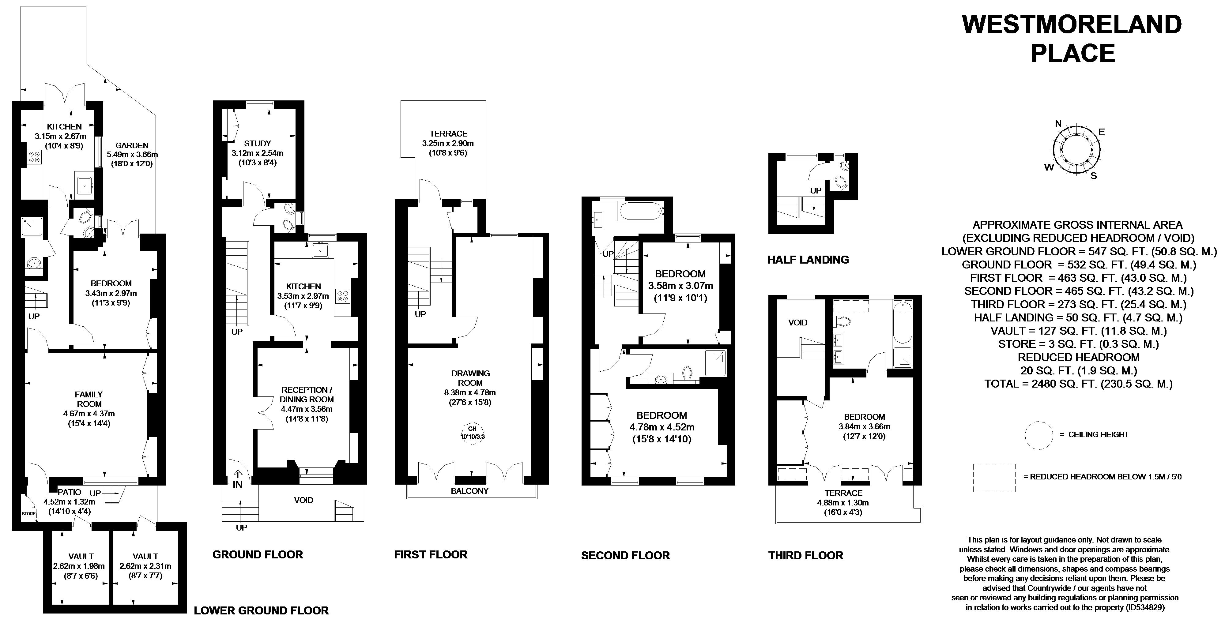 5 Bedrooms Terraced house to rent in Westmoreland Place, London SW1V