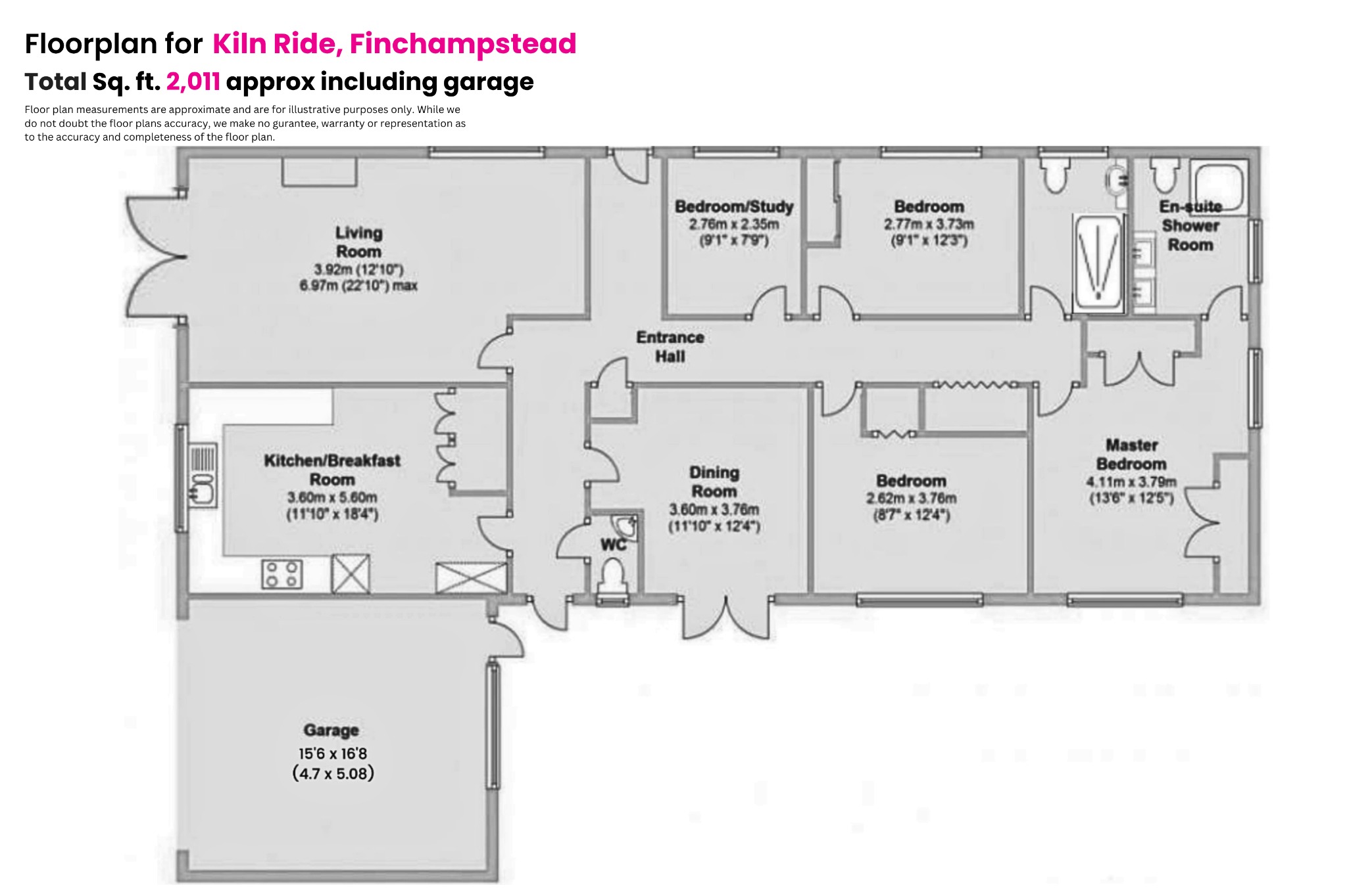31 Kiln Ride, Finchampstead, Berkshire floorplan