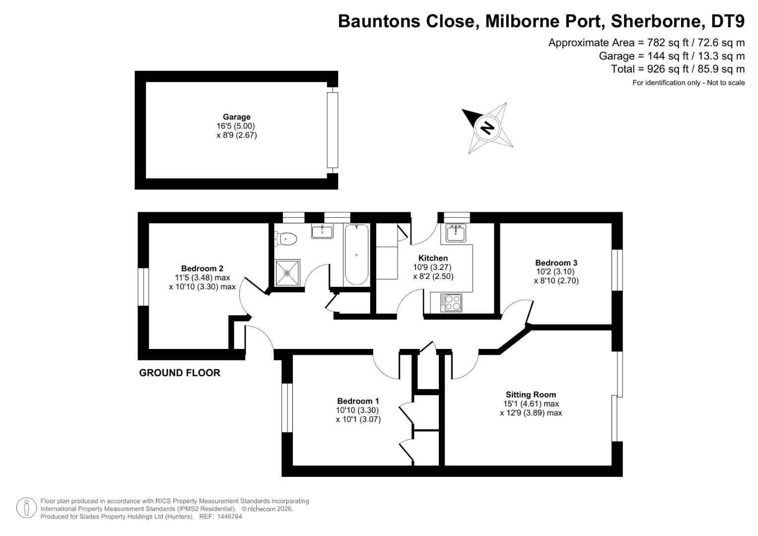 20, Bauntons Close, Sherborne floorplan