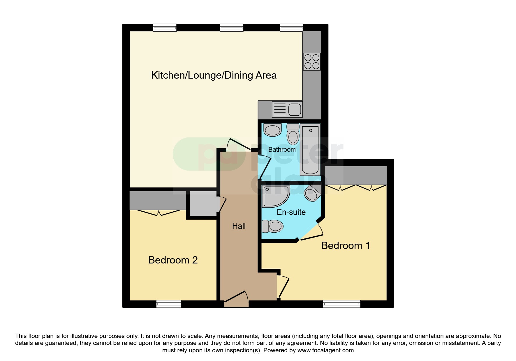 Apartment 311, Woodlands, Hayes Road, Penarth floorplan