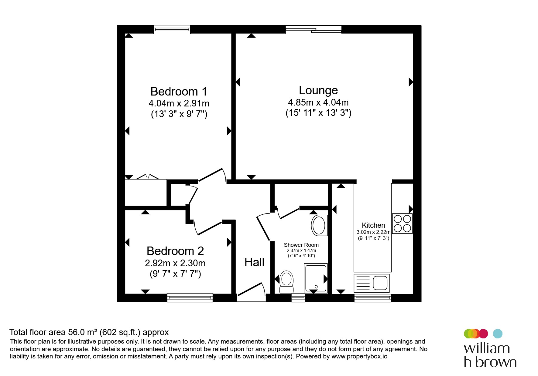 19, Ship Gardens, Bury St. Edmunds floorplan