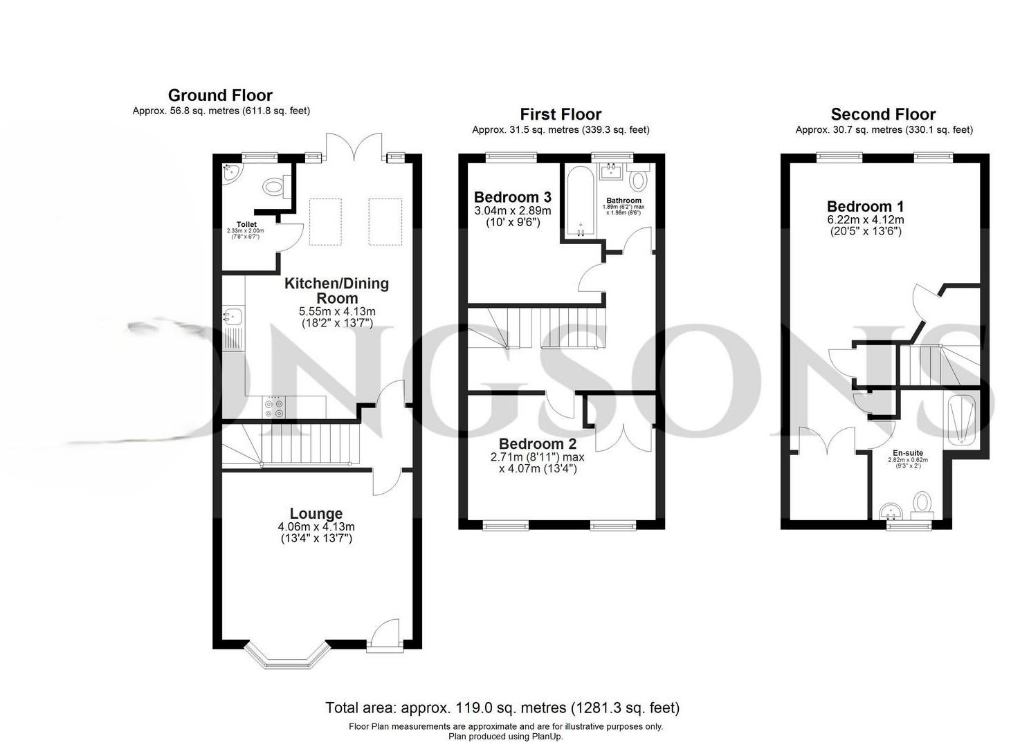 7, Lee Warner Road, Swaffham floorplan