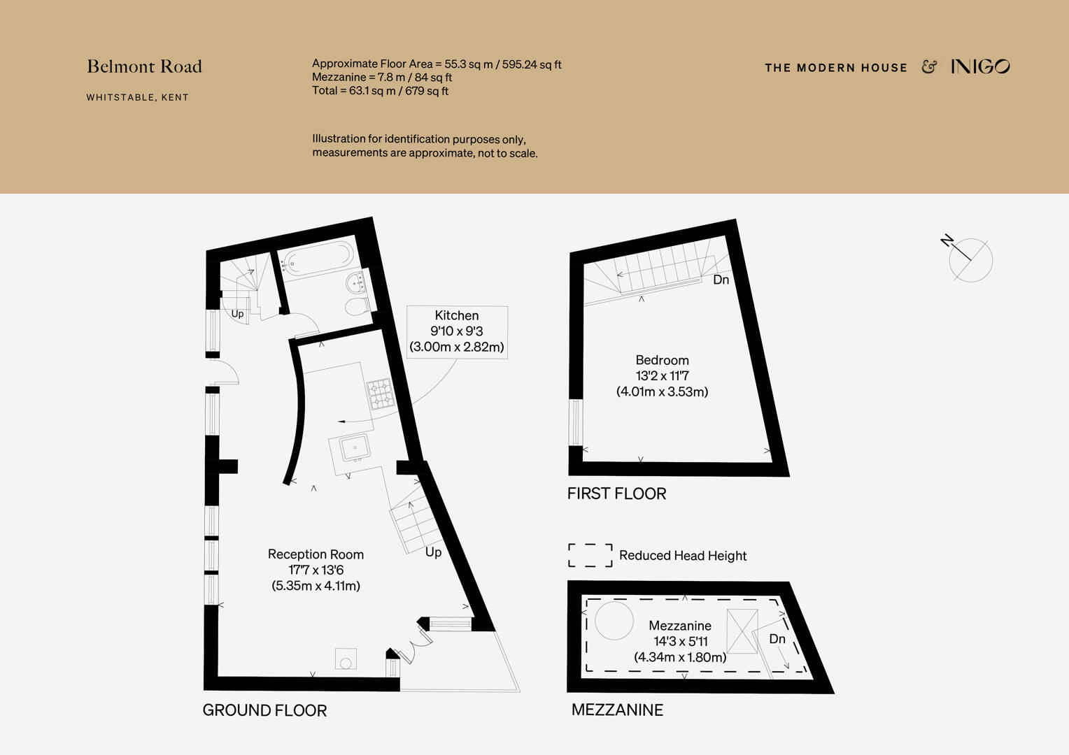 2a, Belmont Road, Whitstable floorplan