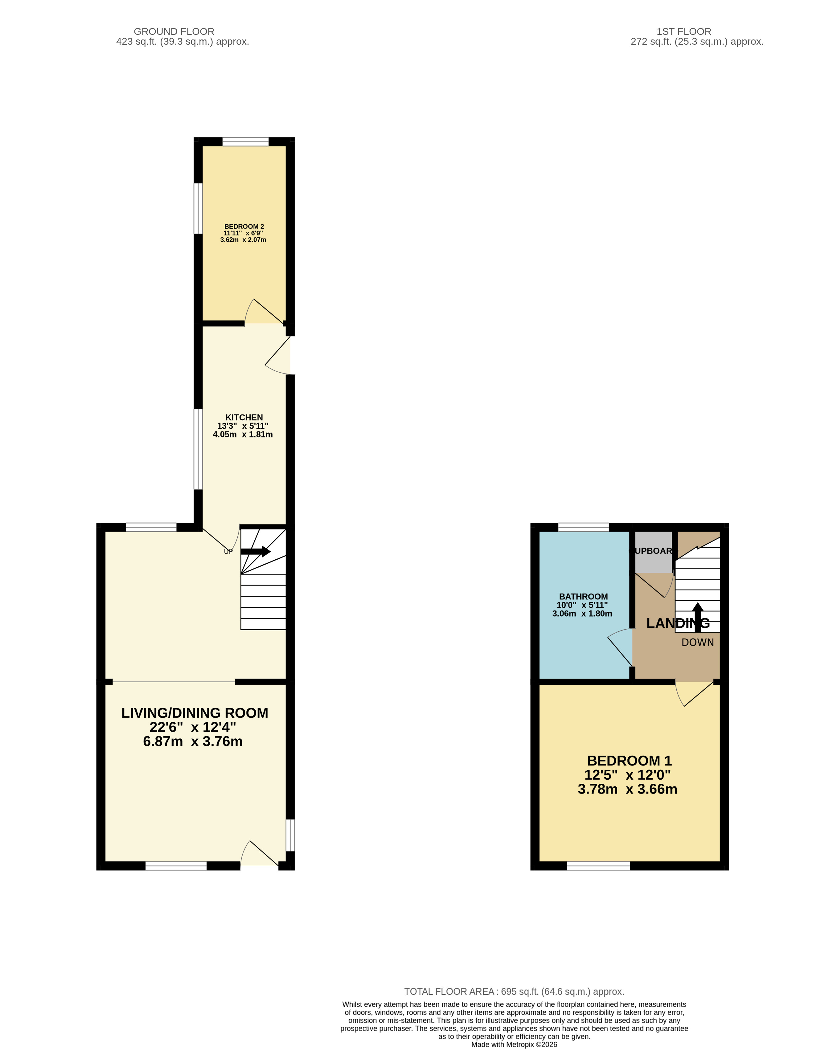 48, Derby Road, Belper floorplan