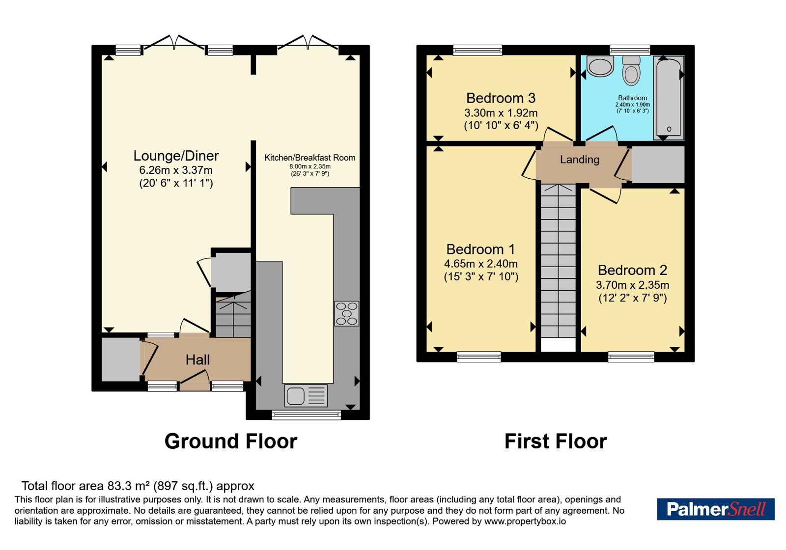 47a,, Viscount Walk, Bournemouth floorplan
