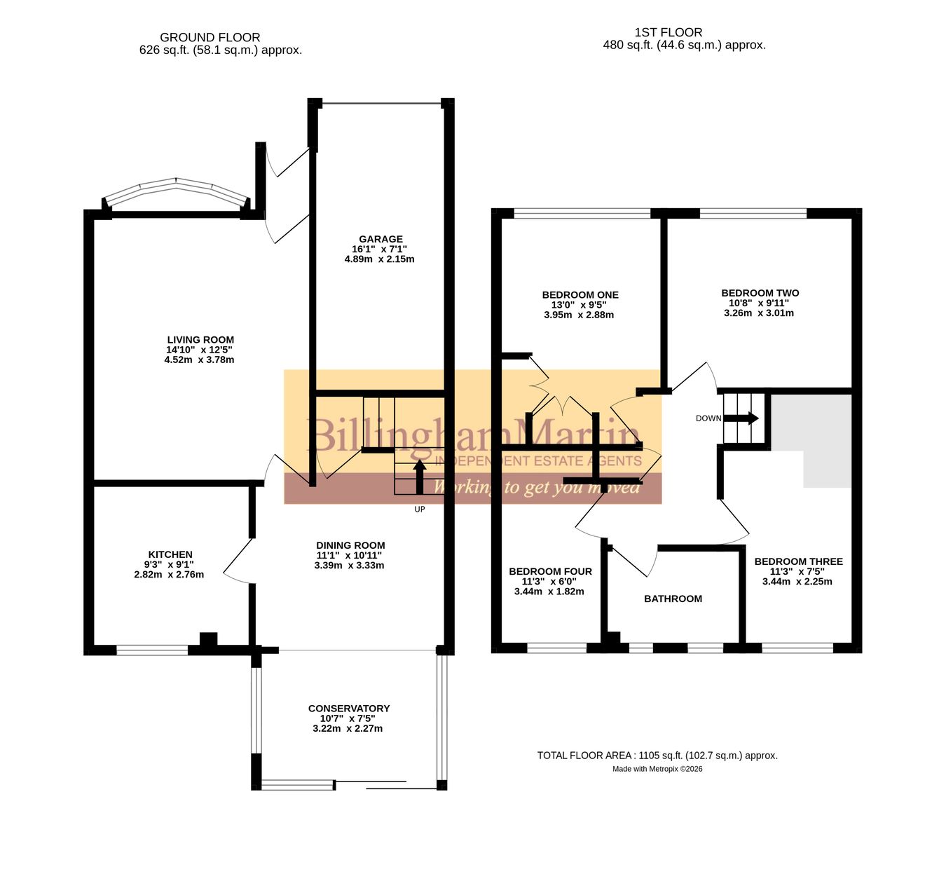 22, Church Lane, Farnborough floorplan
