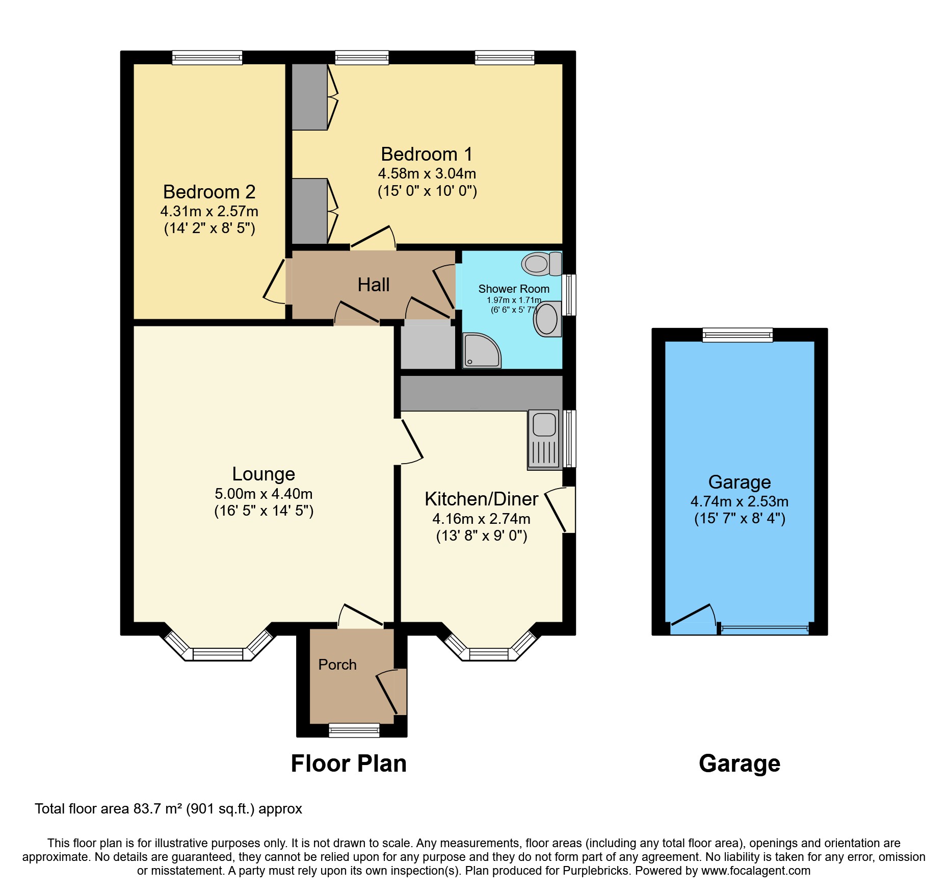 6, Cromford Drive, Chesterfield floorplan
