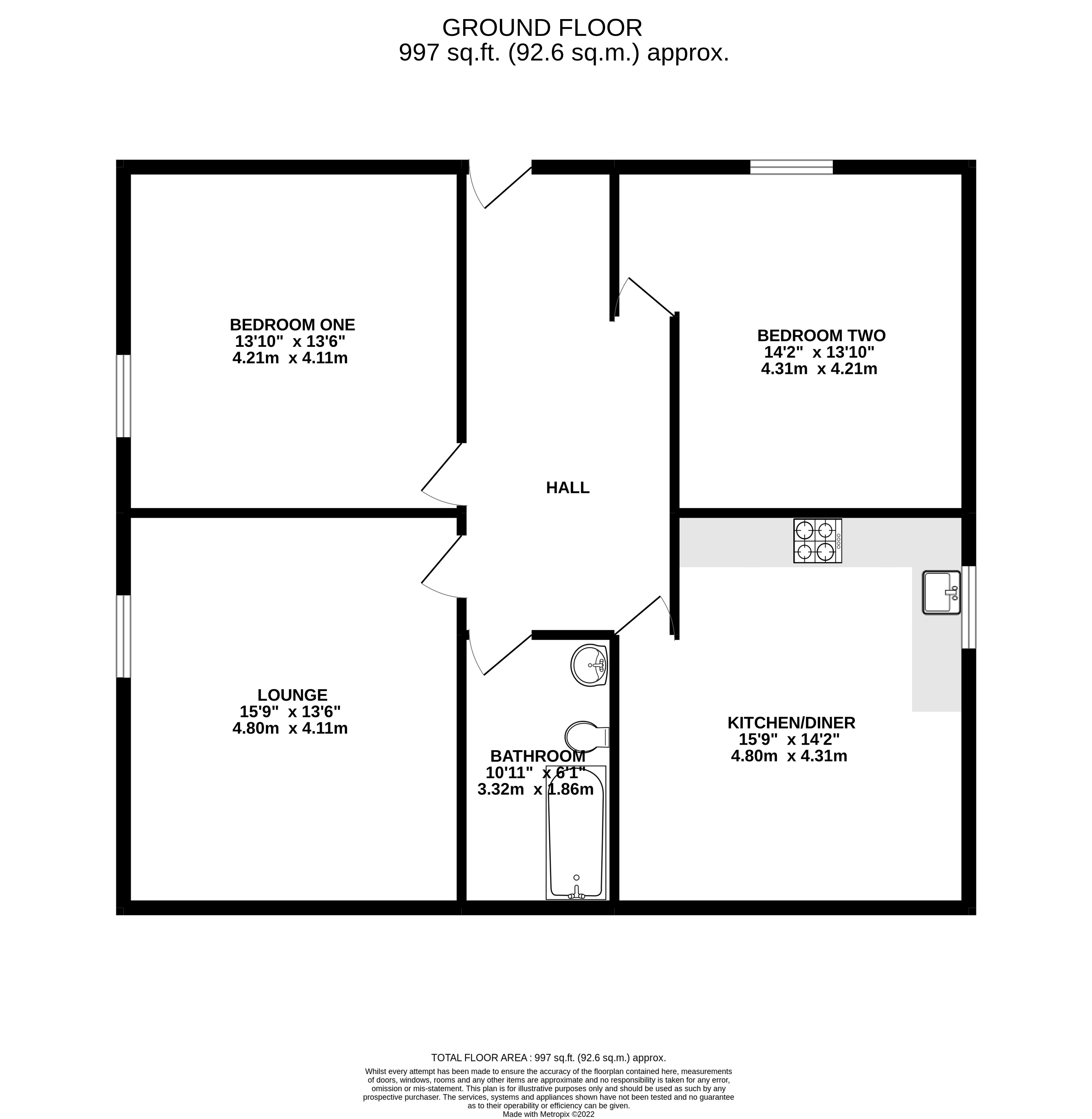 Manley Road, Waterloo, Liverpool L22, 2 bedroom flat for sale