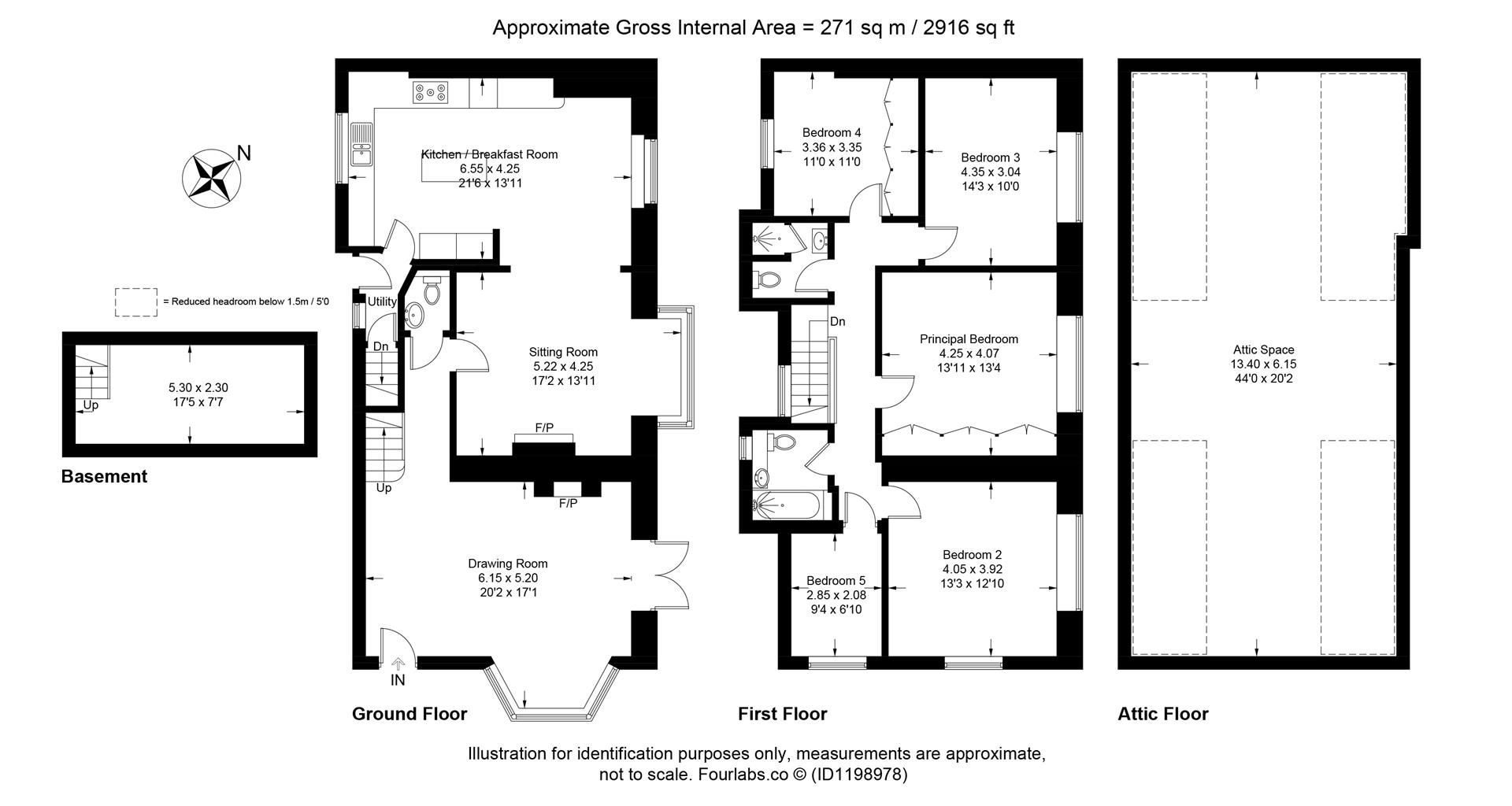 Maysmore, Clooneavin Path, Lynmouth floorplan