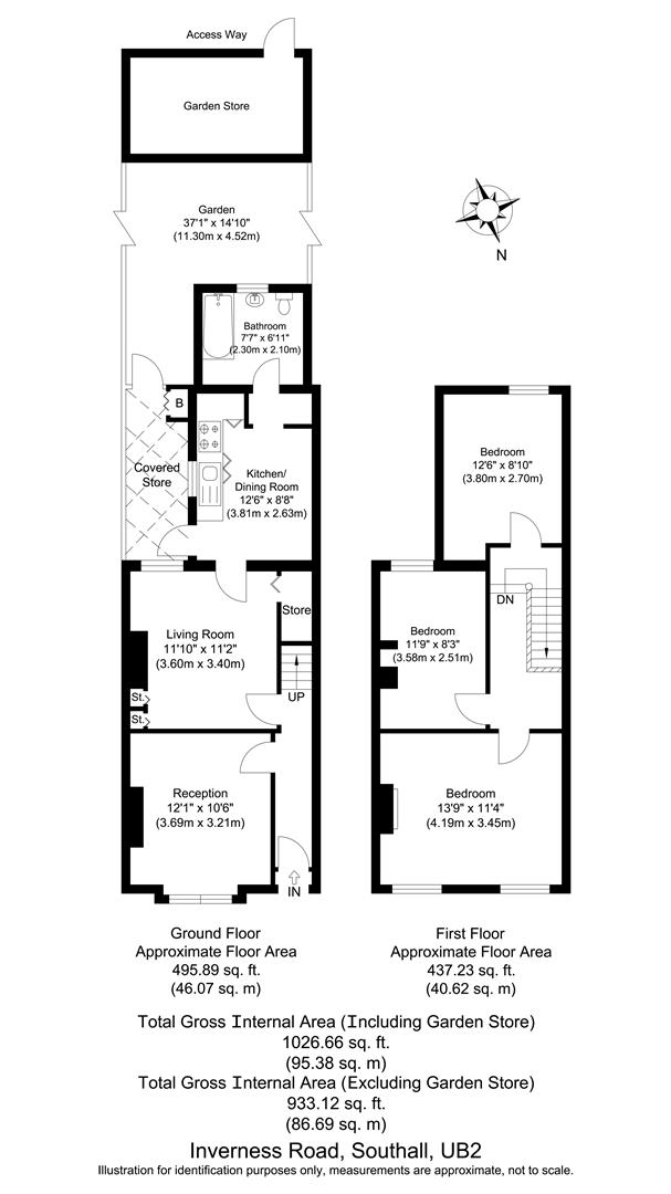 52, Inverness Road, Southall floorplan