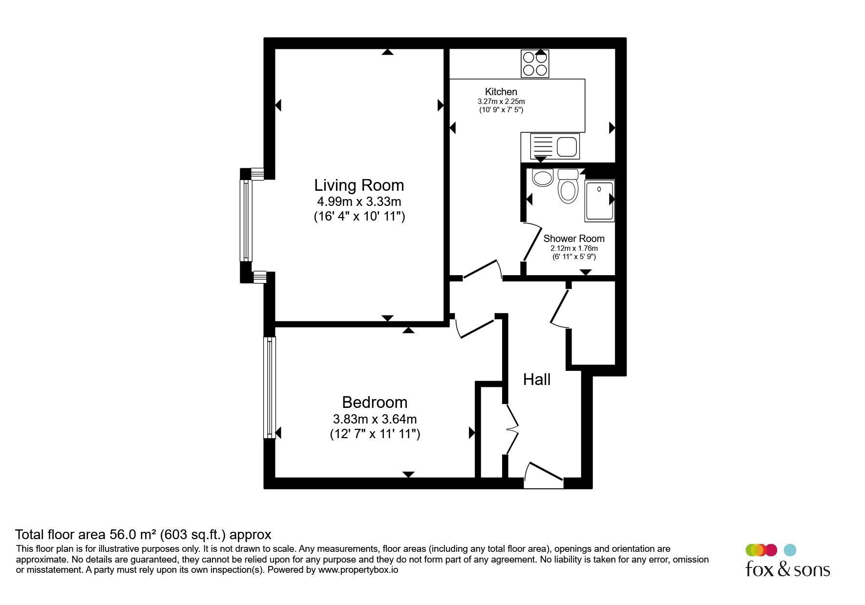 Flat 1, Redwood Lodge, Northwood Square, Fareham floorplan