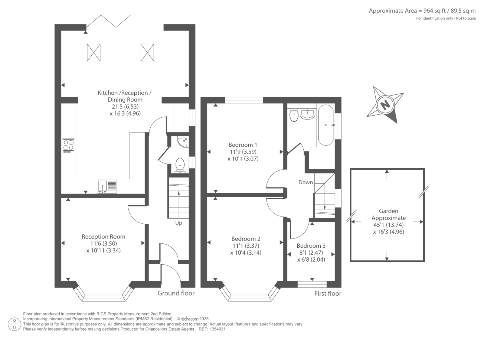 59 HUGH ALLEN CRESCENT, Marston, Oxford floorplan