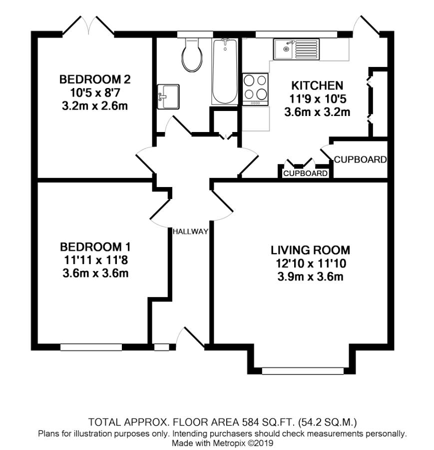 2 Bedrooms Flat to rent in Greenways, Haywards Heath RH16