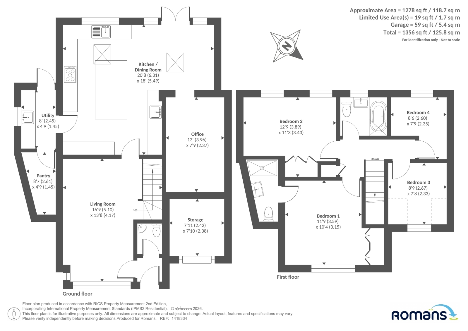 25, Donaldson Way, Reading floorplan