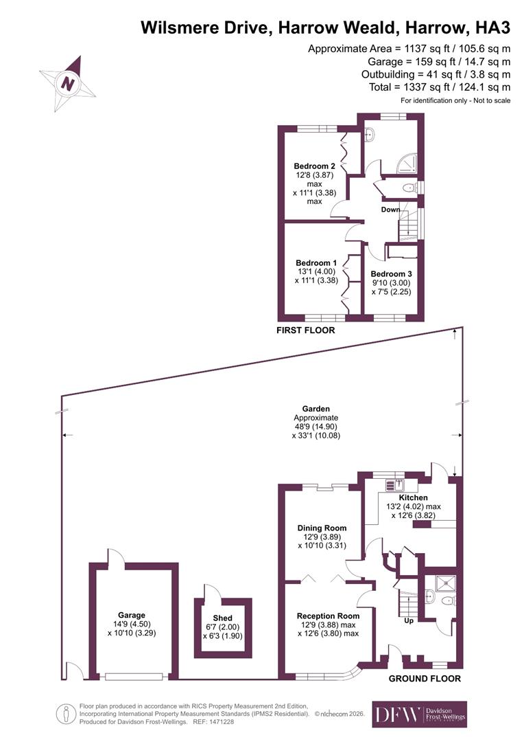12, Wilsmere Drive, Harrow floorplan