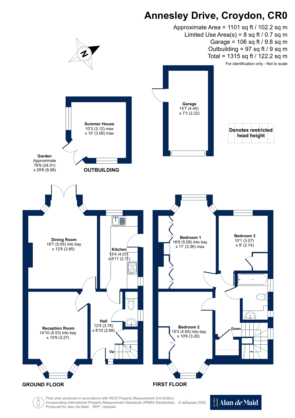 12, Annesley Drive, Shirley floorplan