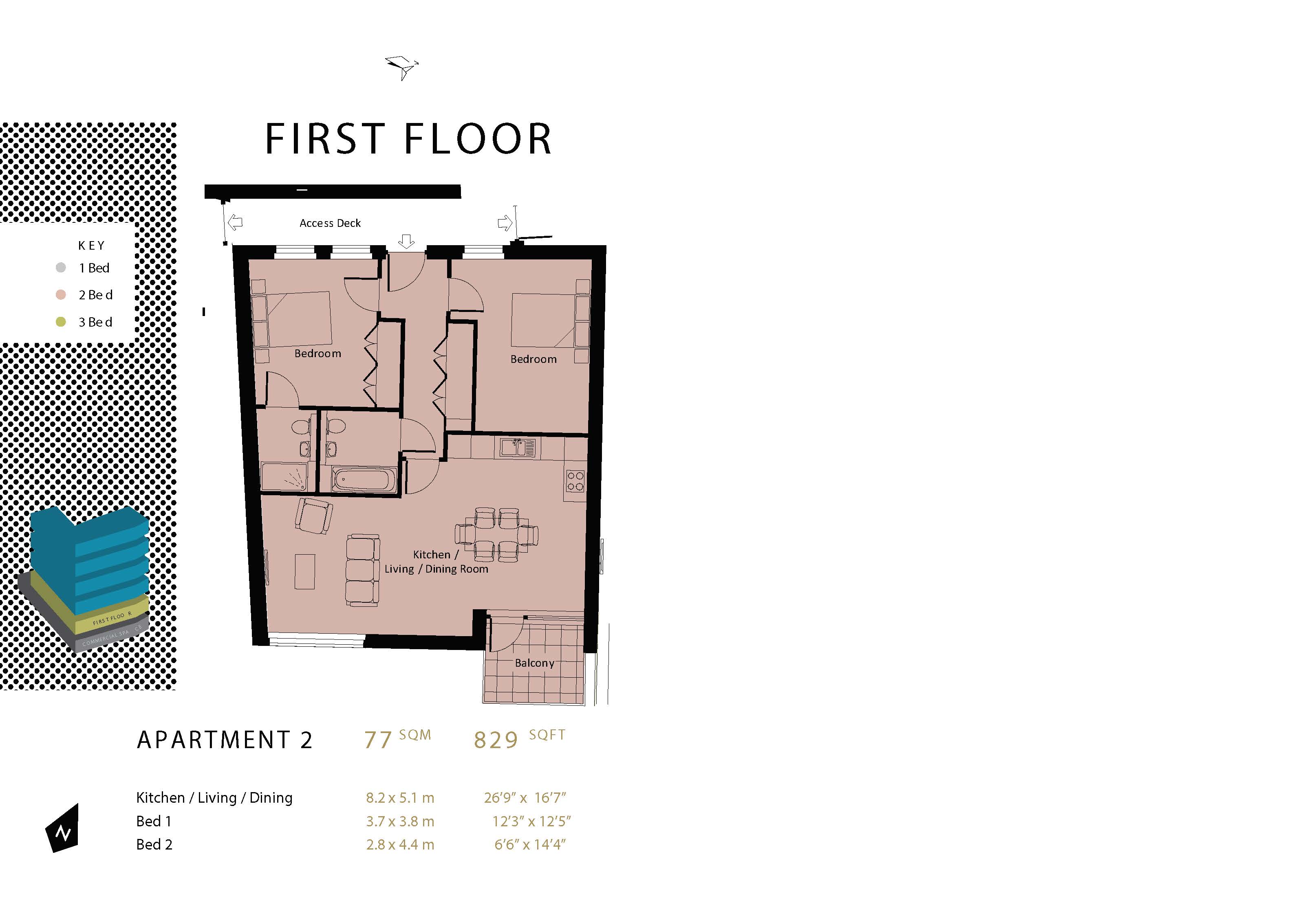 2 Bedrooms Flat for sale in Eagle Wharf Road, Hoxton N1