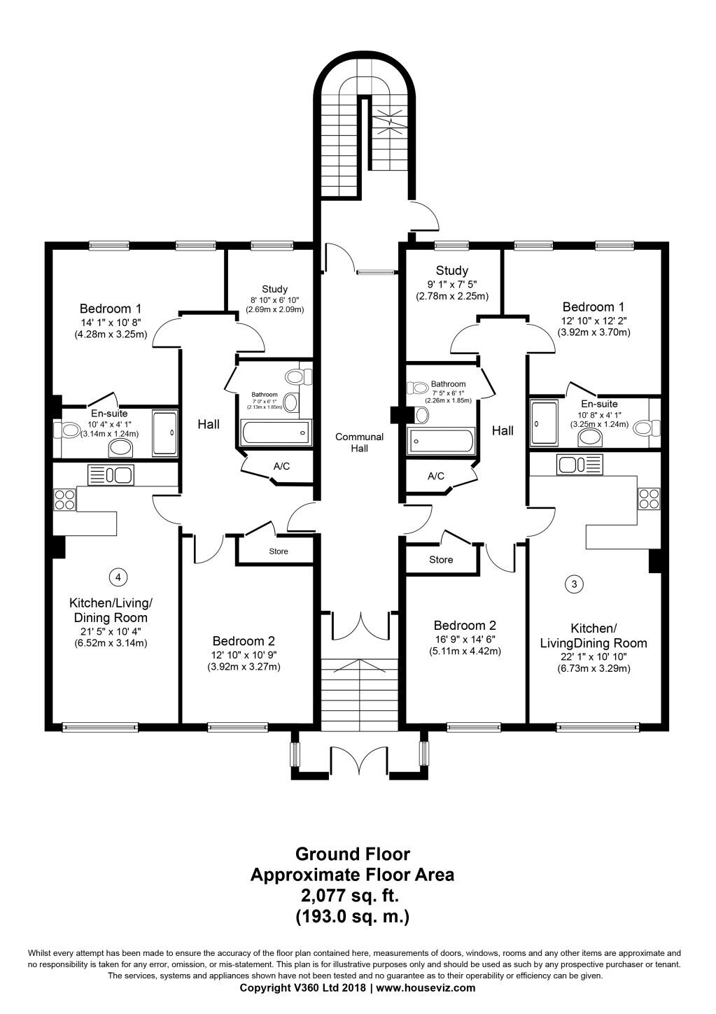 Apartment 3, Dain Court 486, Bristol Road, Selly Oak floorplan