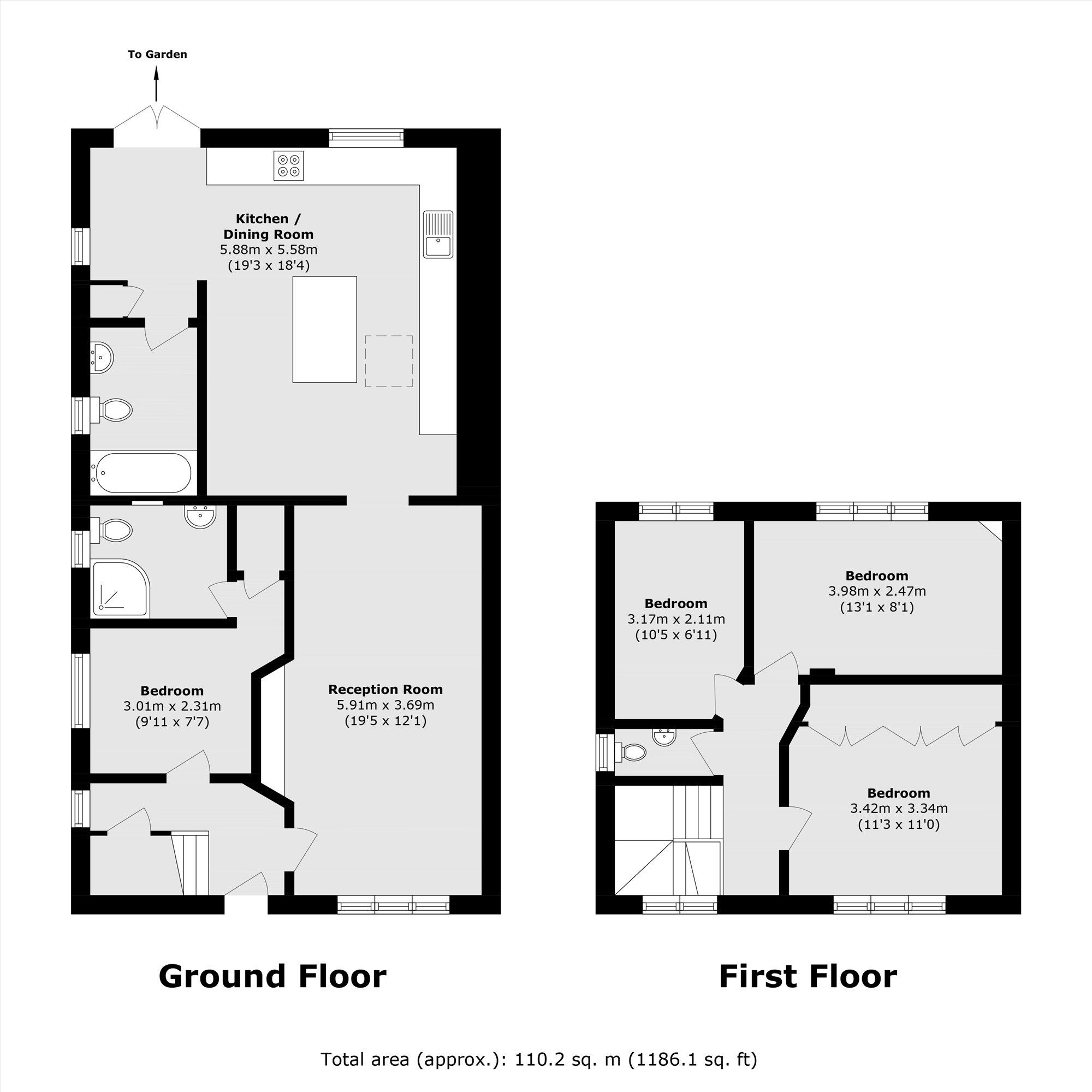 57, Westminster Avenue, Thornton Heath floorplan