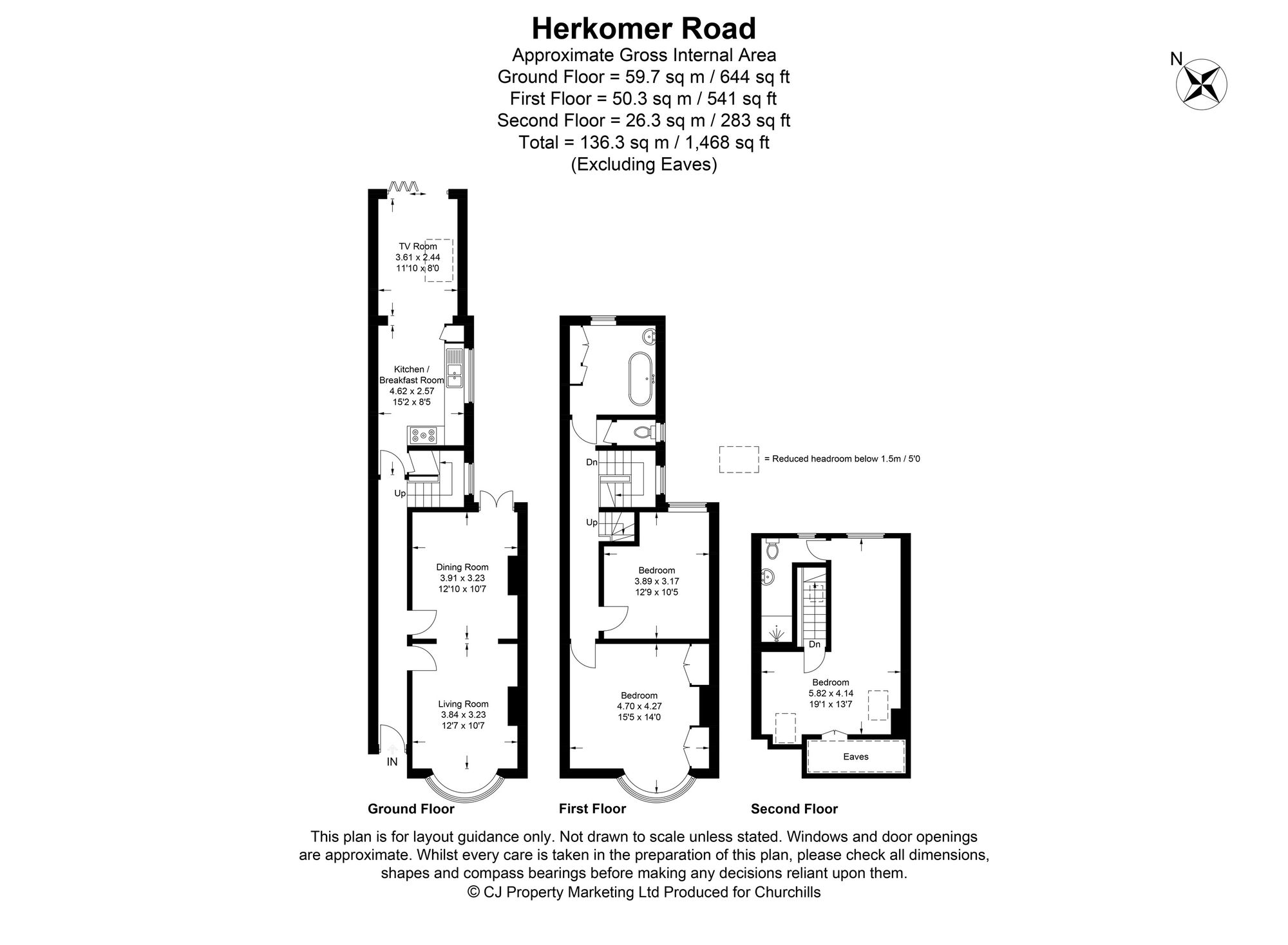 103 Herkomer Road, Bushey floorplan