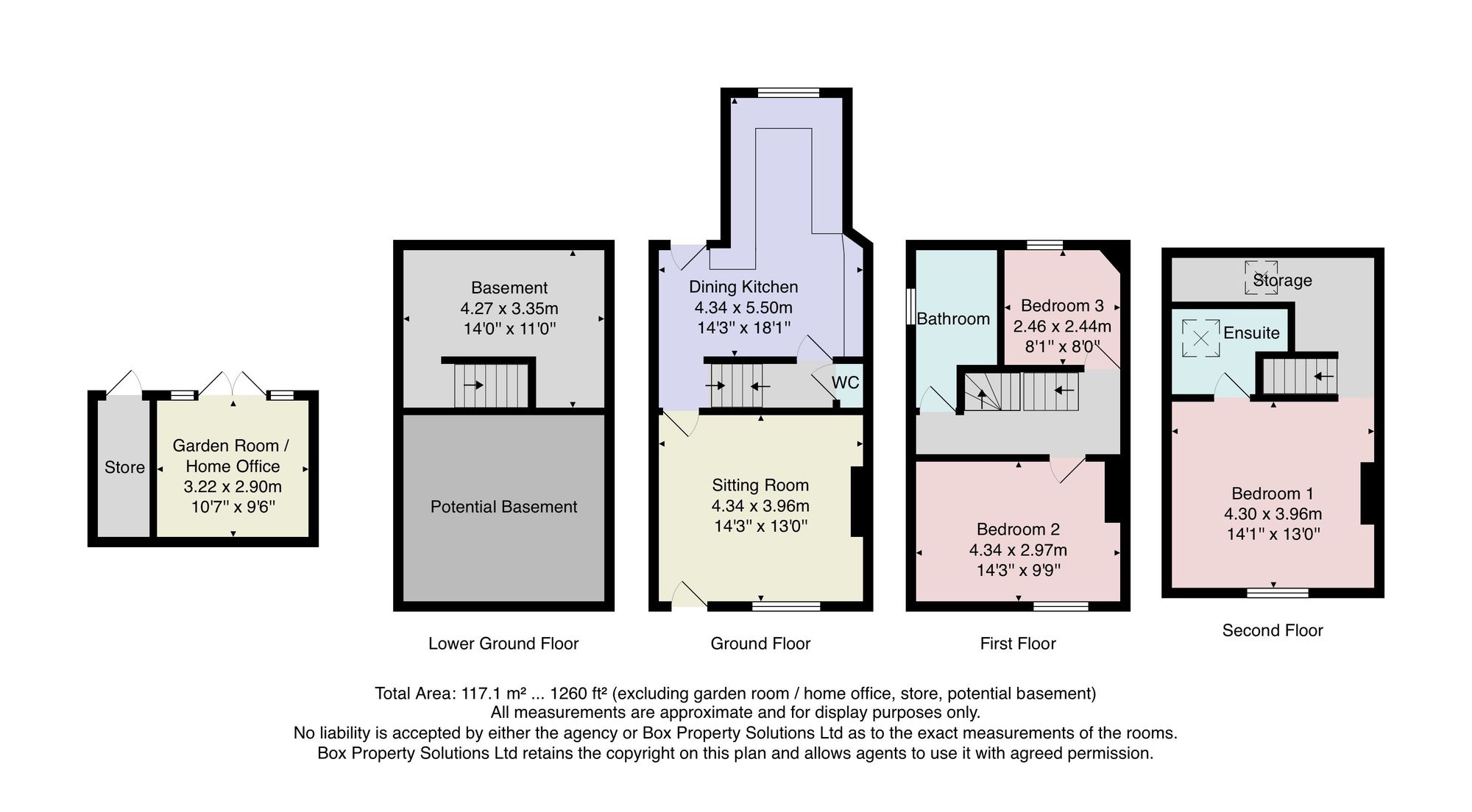 1 Southview, Harrogate floorplan