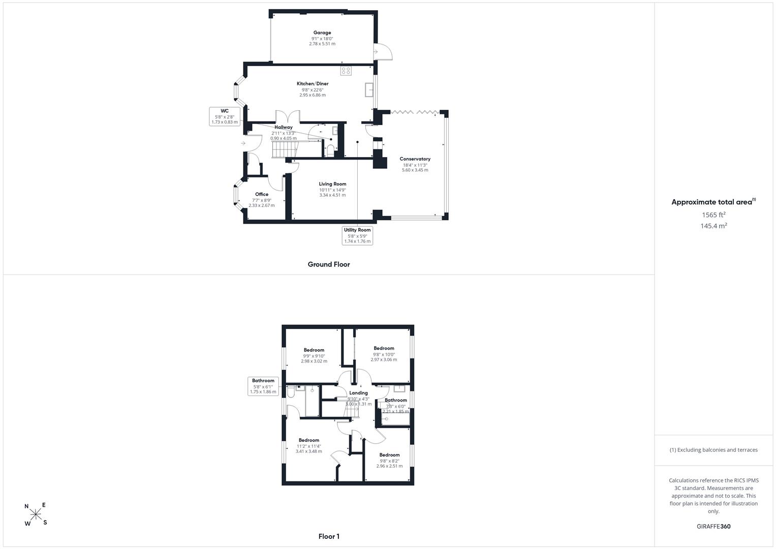 35, Woodford Close, Aylesbury floorplan