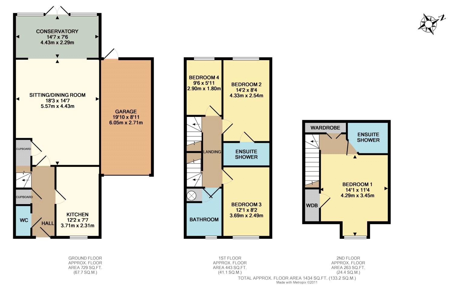 4 Bedrooms Semi-detached house to rent in Burrage Road, Redhill, Surrey RH1