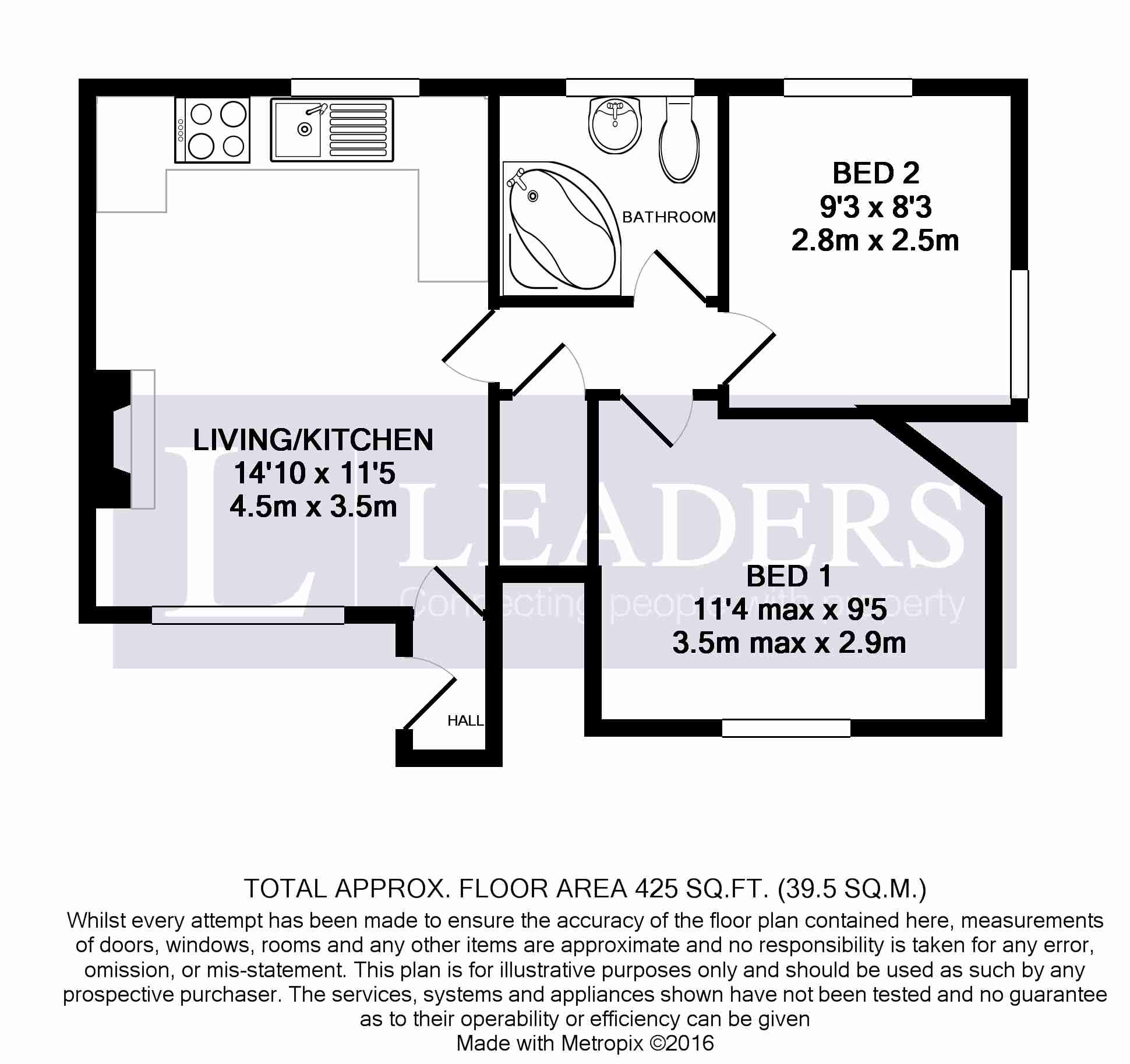 2 Bedrooms Flat to rent in Drakes Drive, St.Albans AL1