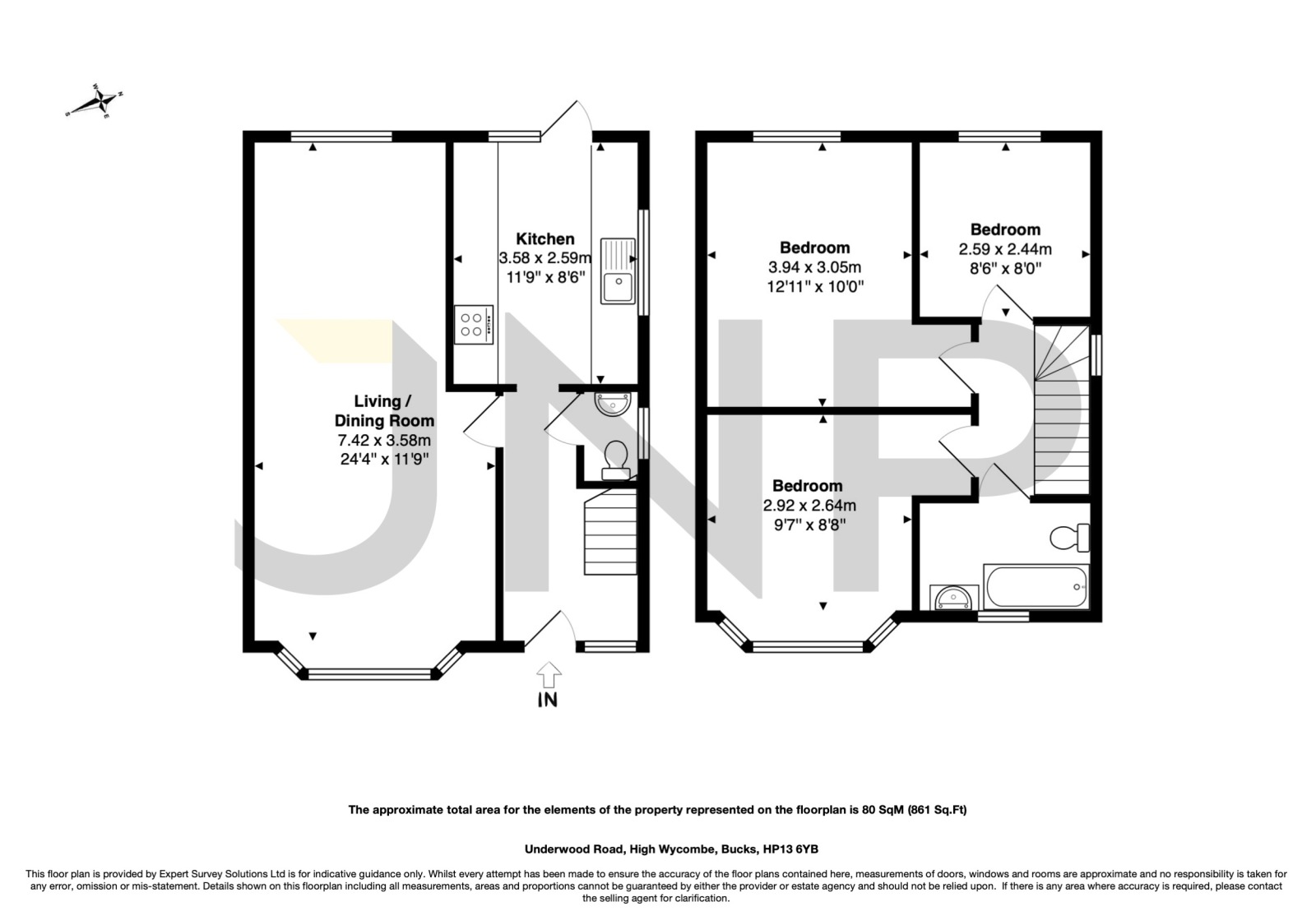 63, Underwood Road, High Wycombe floorplan