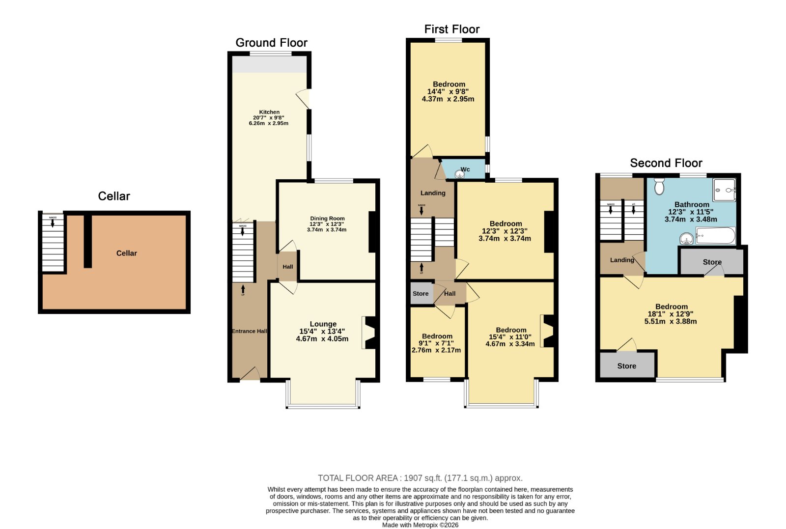37, Rancorn Road, Kent floorplan