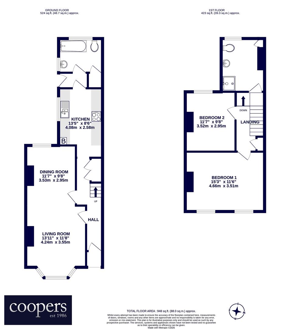 30, Hinton Road, Uxbridge floorplan