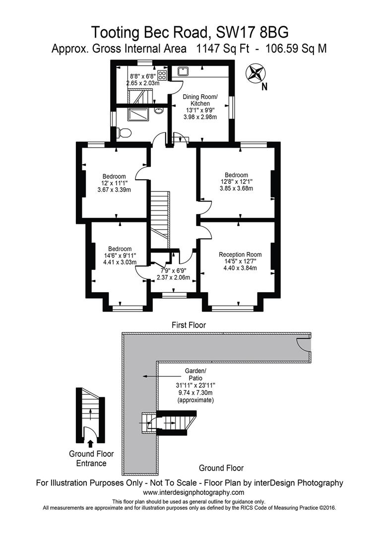 92, Tooting Bec Road, London floorplan
