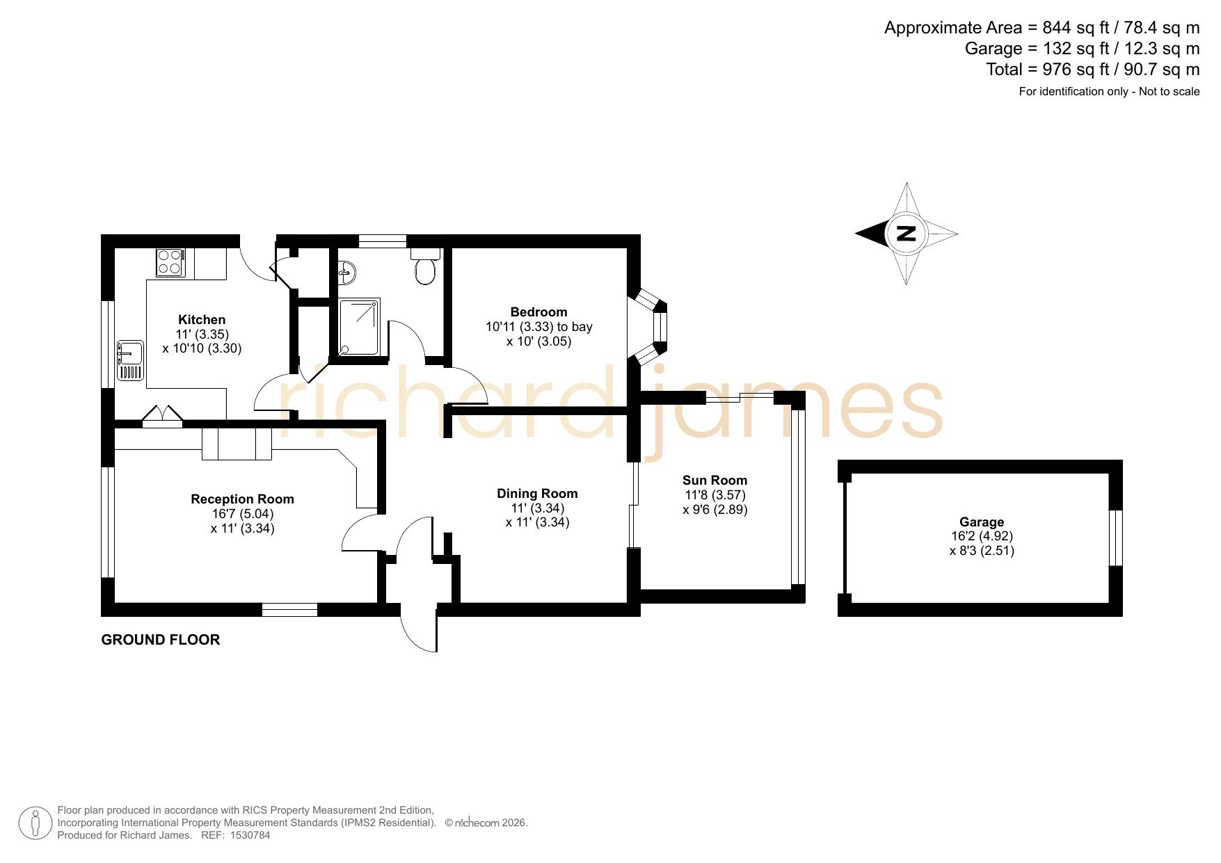 13, Thrushel Close, Swindon floorplan