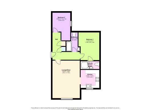 3, Keble Court, Borehamwood floorplan