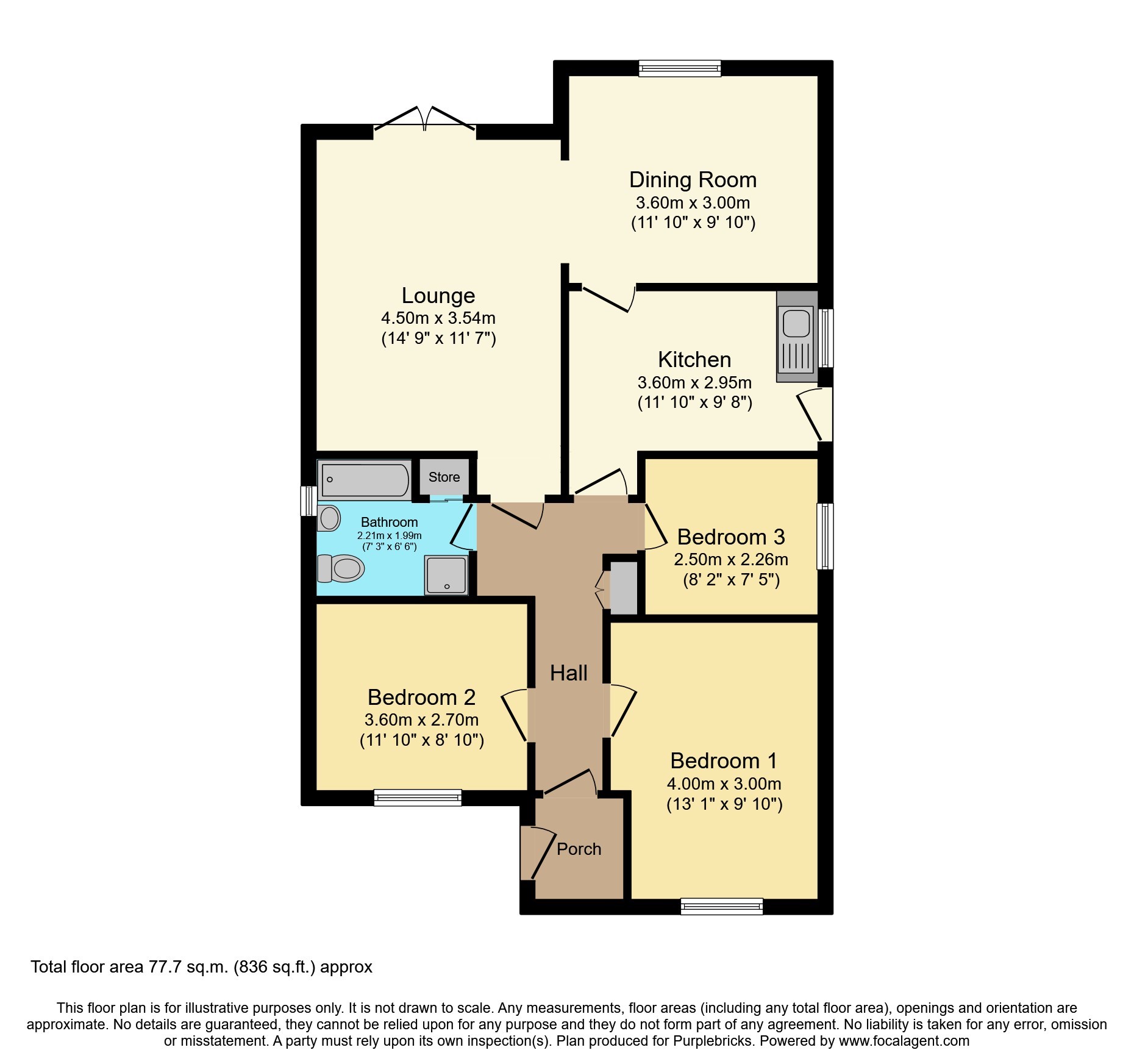 Linden Lea, Wolverhampton WV3, 3 bedroom detached bungalow for sale
