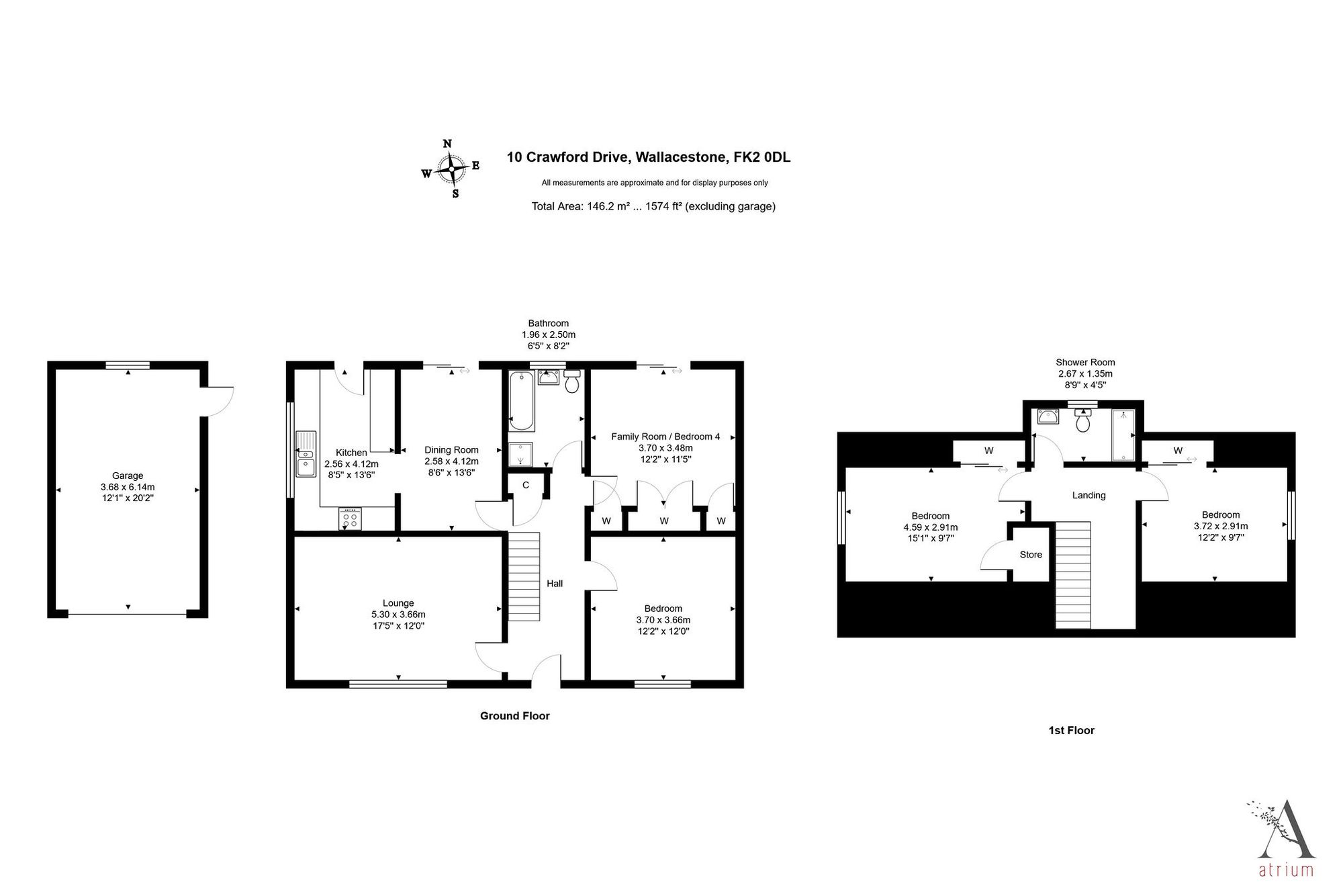 Crawford Drive, Falkirk floorplan