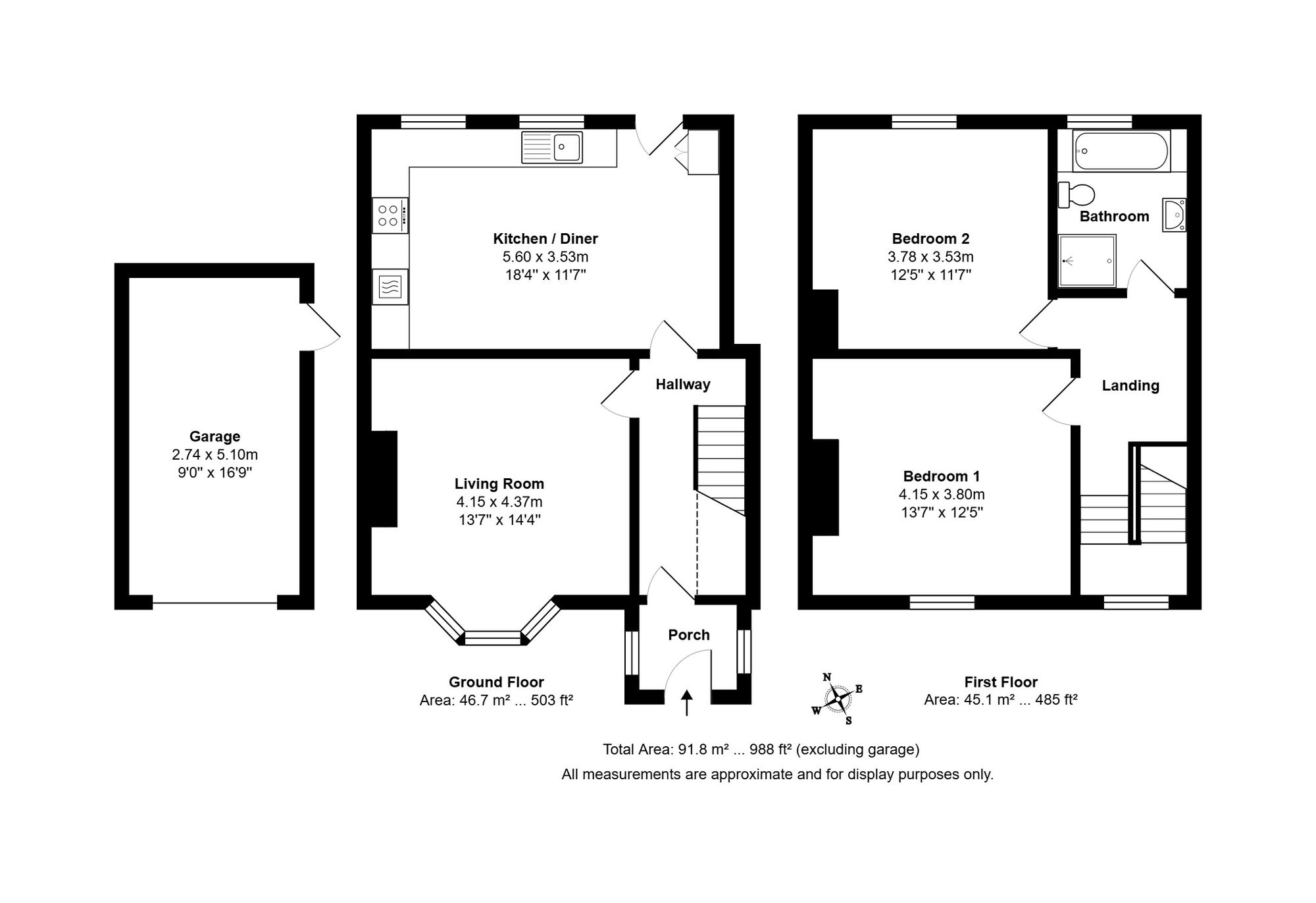 2 Wellington Mews, Ripon floorplan