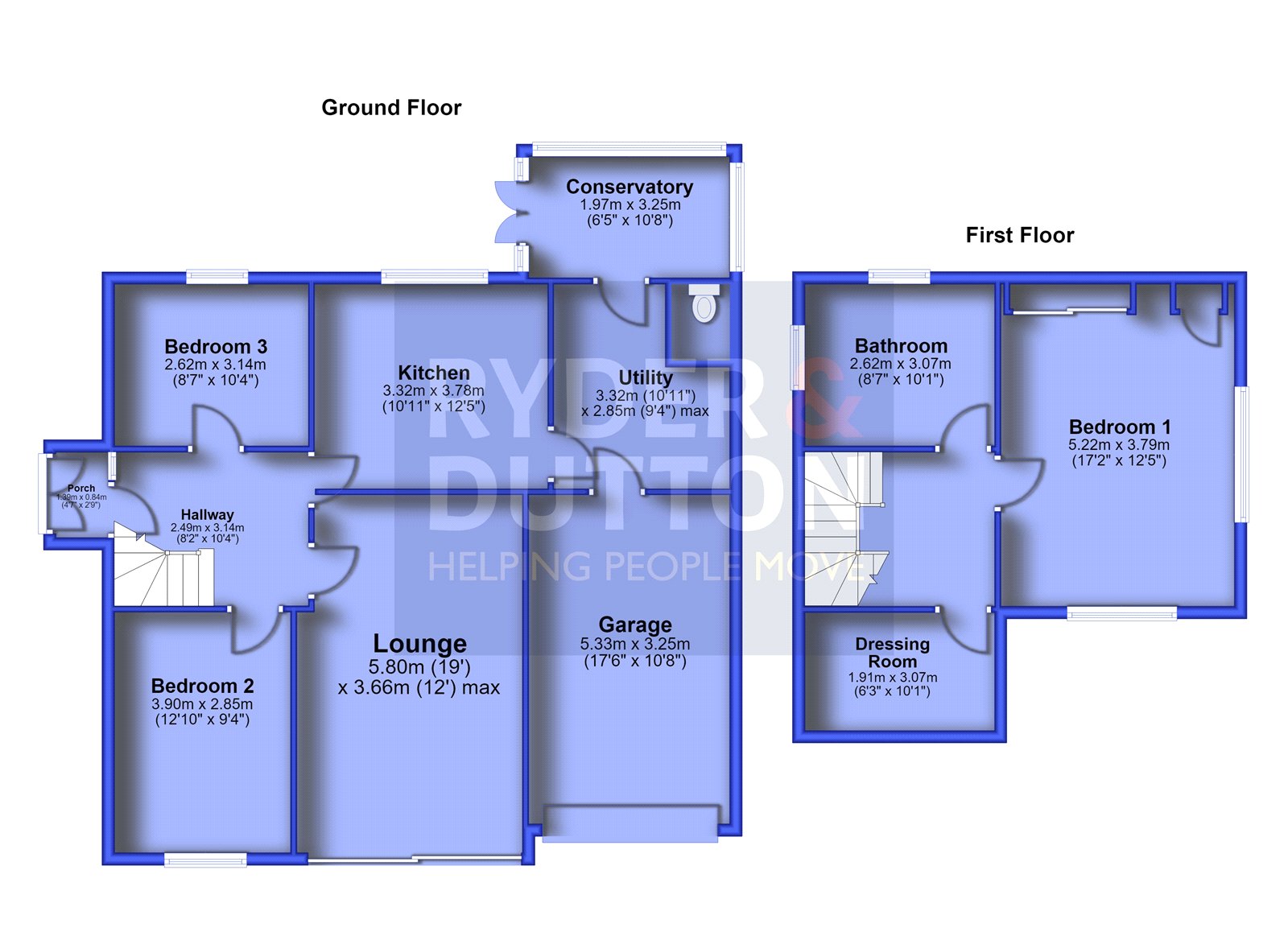 6, Elm Grove, Derbyshire floorplan